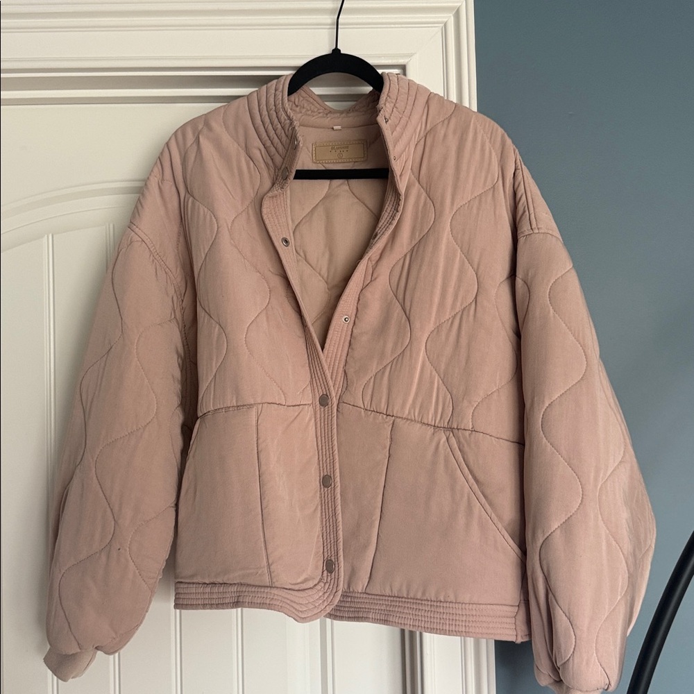 Blank NYC Blush Quilted Jacket